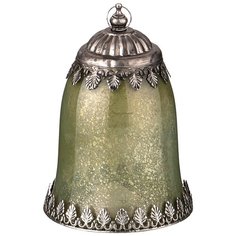 Светильник с led-подсветкой и металл.элементами, 18,5см, зеленый Lefard (132-032)