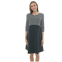 Платье женское для беременных и кормящих женщин HUNNY mammy 2-НМ 50014 синий/белый 170,176-100-106