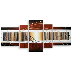 Модульная картина на холсте "Дуэт" 90x44 см Modulka.Ru