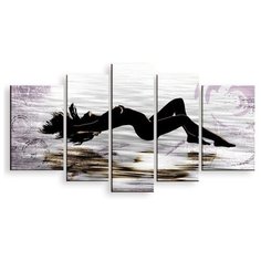 Модульная картина на холсте "Изгиб" 150x82 см Modulka.Ru