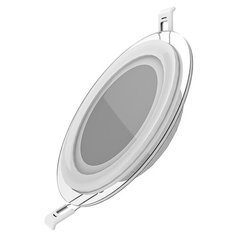 Светильник Gauss, круглый с декоративным стеклом,160х30, Ø118, 12W 3000K, 900лм 1/40