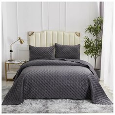 Покрывало с наволочками Sofi de Marko Мартин Антрацит 240х60