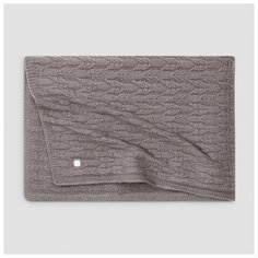 Togas / Шерстяной Плед ХОЛТИ 130x180, кофейный, 50% ангора, 50% модал