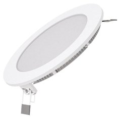 Встраиваемый светильник Gauss ультратонкий круглый IP20 9W, 145х22, Ø130, 6500K 750лм 1/20