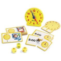 Learning Resources Развивающая игрушка "Учимся определять время", 41 элемент