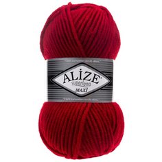 Пряжа Alize Superlana Maxi (56 красный) 5 шт.
