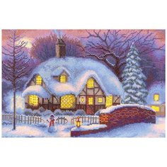 Набор для вышивания PANNA "Домик-Зима" 36.5x24.5 см