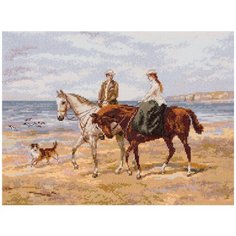 Набор для вышивания PANNA "Прогулка верхом" 30.5x22.5 см