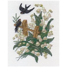 Набор для вышивания PANNA "Ласточки" 9.5x14.5 см