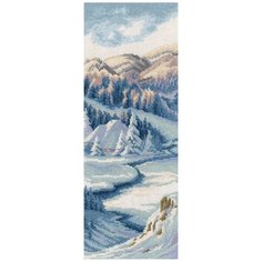 Набор для вышивания PANNA "Оттенки зимы" 12x33.5 см