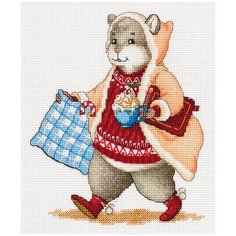 Набор для вышивания PANNA "Хомяк с какао" 16x18 см