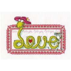Набор для вышивания PANNA "Прекрасная влюблённость" 17x10 см