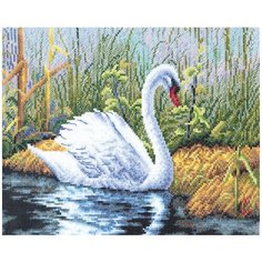 Набор для вышивания PANNA "Белый лебедь" 28,5x20 см