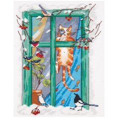 Набор для вышивания PANNA "Орнитолог" 18,5x24 см