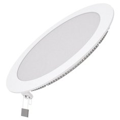 Встраиваемый светильник Gauss ультратонкий круглый IP20 18W,225х22, Ø210, 3000K 1200лм 1/20
