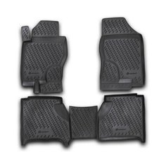 Коврики в салон Element NISSAN Navara АКПП 2005->, 4 шт. (полиуретан), CARNIS00007