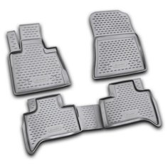 Коврики в салон Element подходят для BMW X5 E70, 2007-2013, 4 шт. (полиуретан, бежевые), NLC.05.29.210k