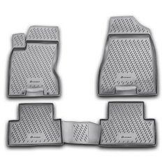 Коврики в салон Element подходит для NISSAN X-Trail T31 (II, IIp), 2007-2013, 4 шт. (серые), CARNIS00031g