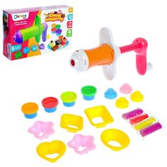 ЭВРИКИ Kids Игровой набор "Юный кондитер", масса для лепки 4 цвета, № SL-01233