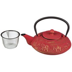 Заварочный чайник чугунный с эмалированным покрытием внутри 1100 мл Lefard (734-036)
