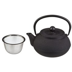 Заварочный чайник чугунный с эмалированным покрытием внутри 700 мл Lefard (734-033)