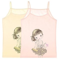 Майка для девочек 435010, Цвет: Микс, Размер: 10/11, 5шт. в упаковке Donella