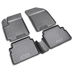 Коврики в салон Element CHEVROLET Aveo 2004-2012, 4 шт. (полиуретан, бежевые), NLC.08.06.211k
