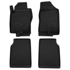 Коврики в салон Element NISSAN Navara, 2010-2015, 4 шт. (полиуретан), CARNIS10043h