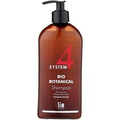 Sim Sensitive SYSTEM 4 Bio Botanical Shampoo Био Ботанический Шампунь для лечения выпадения волос и восстановление роста волос, 500 мл