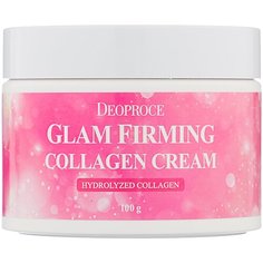 Deoproce Moisture Glam Firming Collagen Cream Подтягивающий крем для лица на основе свиного коллагена, 100 г