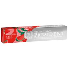 Зубная паста PresiDENT White&Yummy Арбузно-мятный сорбет, 75 г