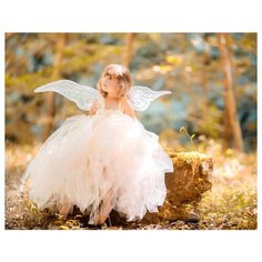 Рыжий кот Картина по номерам "Ангелок в осеннем лесу" 30x40 см(Х-9165)