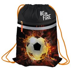 Berlingo Мешок для обуви Football (MS09349) черный/оранжевый