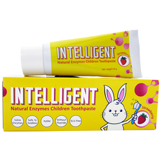 Детская зубная паста INTELLIGENT Natural Enzymes, со вкусом клубники