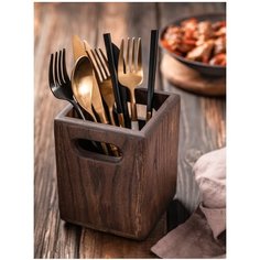 Подставка из дуба для столовых приборов Foxwoodrus