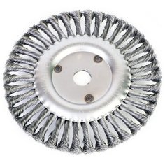 Щетка для УШМ дисковая (крученая) Диолд ЩД-200 К, пос.22