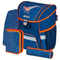 Herlitz Ранец школьный Loop Plus Dinomania с наполнением 50032495