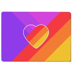 Коврик для мыши Likee, сердечко в центре Drabs