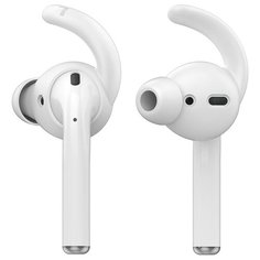 Амбушюры силиконовые Deppa Hooks для AirPods, ушной крюк, 2 пары, белый