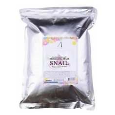 Anskin Маска альгинатная с муцином улитки Snail Modeling Mask Refill, 500 г, пакет