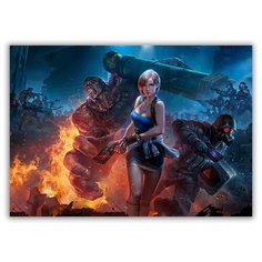 Магнит на холодильник малый - A5, Resident evil Drabs