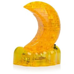 Головоломка Crystal Puzzle Месяц со светом Желтый