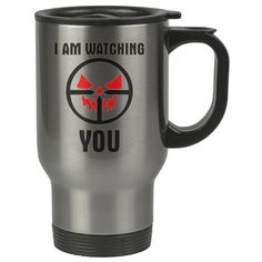 Автомобильная термокружка I am watching you Drabs