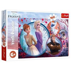 Пазл Trefl Сестра-путешественница, Фрозен 2, 160 деталей