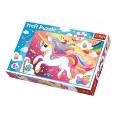 Пазл Trefl Красивый единорог, 100 деталей