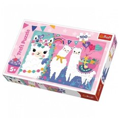 Пазл Trefl Веселые ламы, 100 деталей