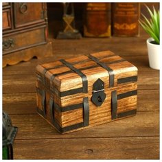 Шкатулка дерево "Ирида" 15,2х10х8,9 см 4503148 Сима ленд