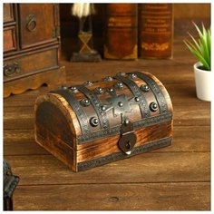 Шкатулка дерево "Аттика" 17,8х12,7х10,2 см 4503134 Сима ленд