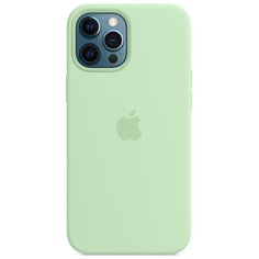 Панель-накладка Apple Silicone Case with MagSafe Pistachio для iPhone 12 Pro Max