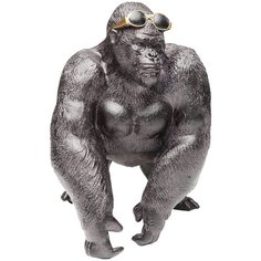 KARE Design Статуэтка Monkey, коллекция "Обезьяна" 20*20*14, Полирезин, Черный